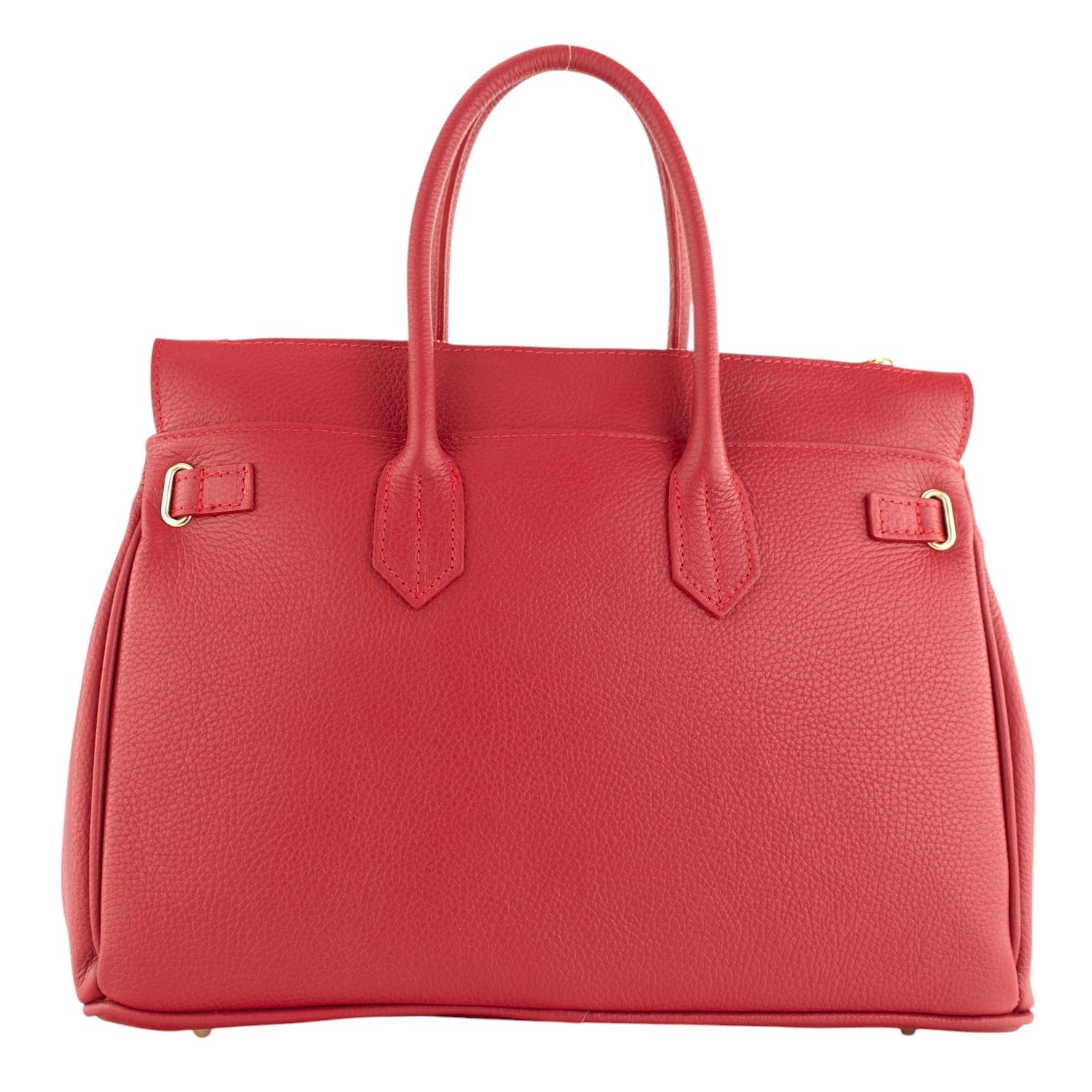 Bolso de Piel Pregato Juliette Rojo - KimondoShop