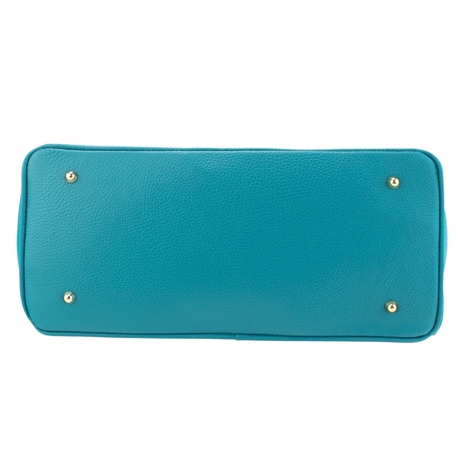 Bolso de Piel Pregato Juliette Turquesa - KimondoShop