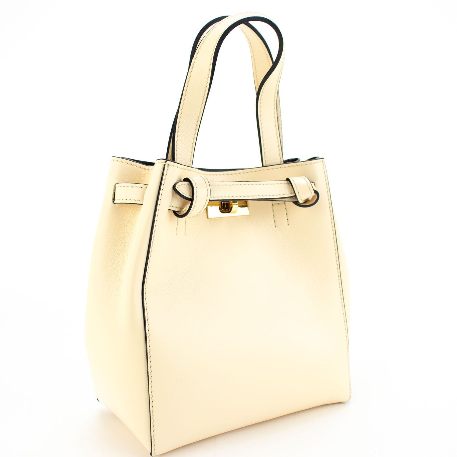 Bolso de Piel Pregato Nuvola Beige - KimondoShop