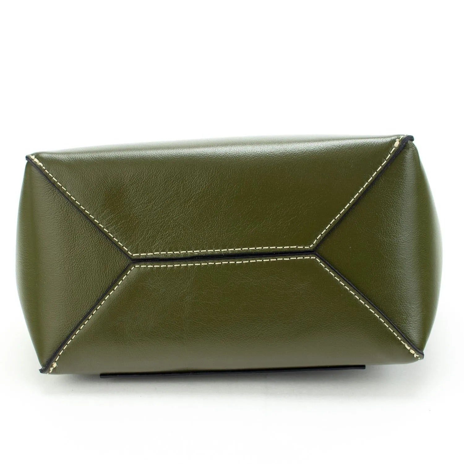 Bolso de Piel Pregato Nuvola Verde - KimondoShop