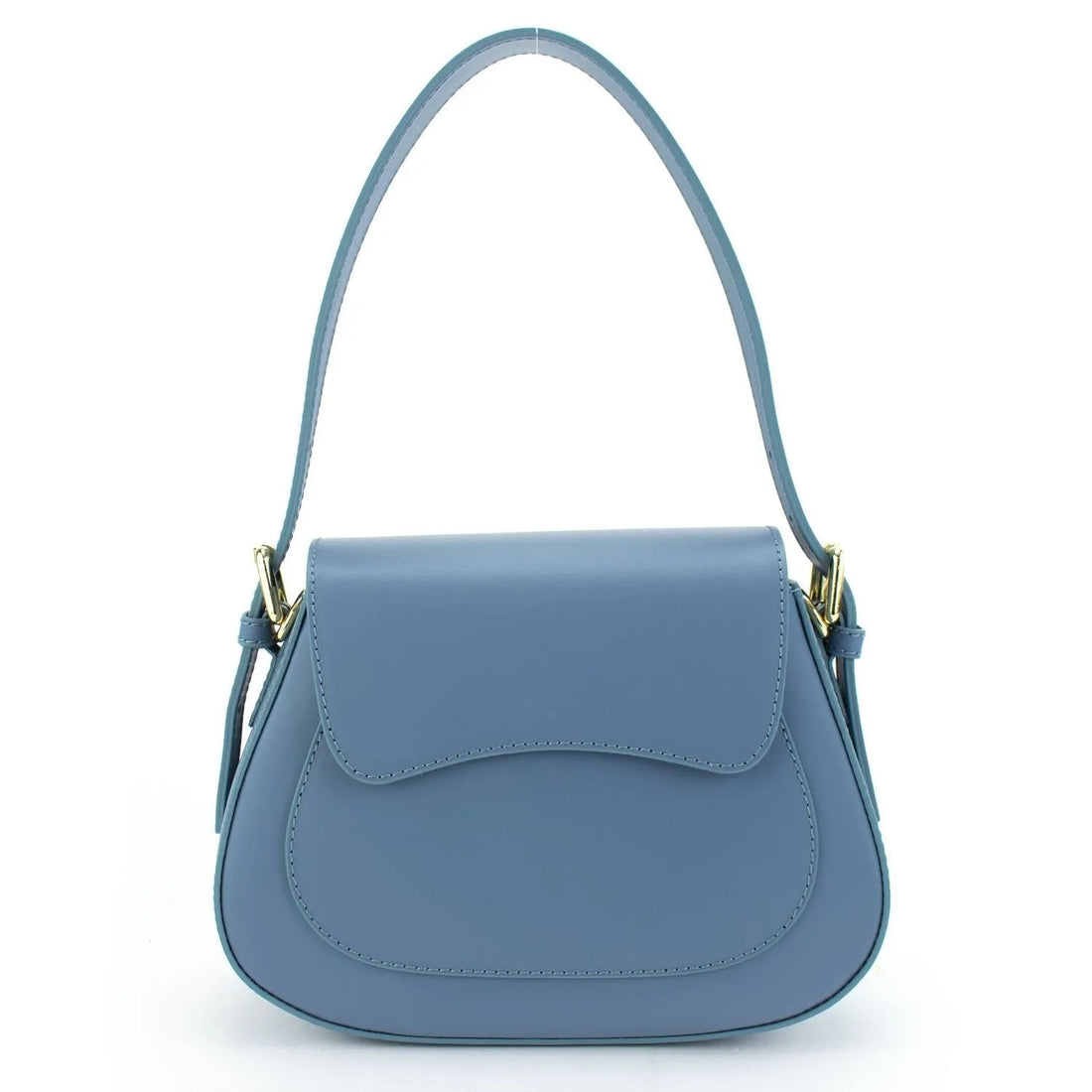 Bolso de Piel Pregato Sigma Azul claro - KimondoShop