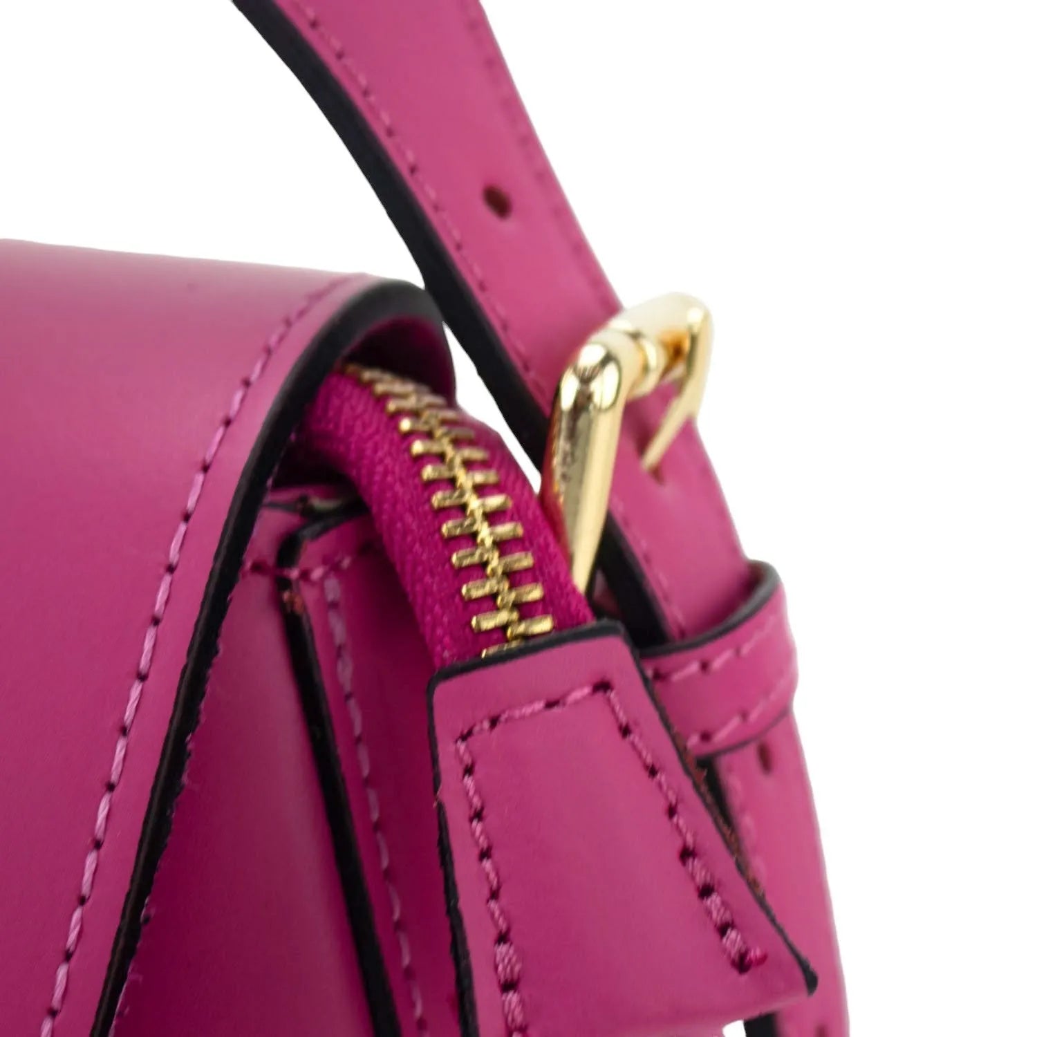 Bolso de Piel Pregato Sigma Fucsia - KimondoShop