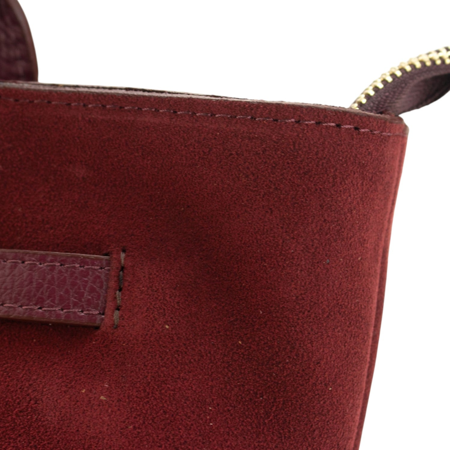 Bolso en Piel Pregato Aurea Burdeos - KimondoShop