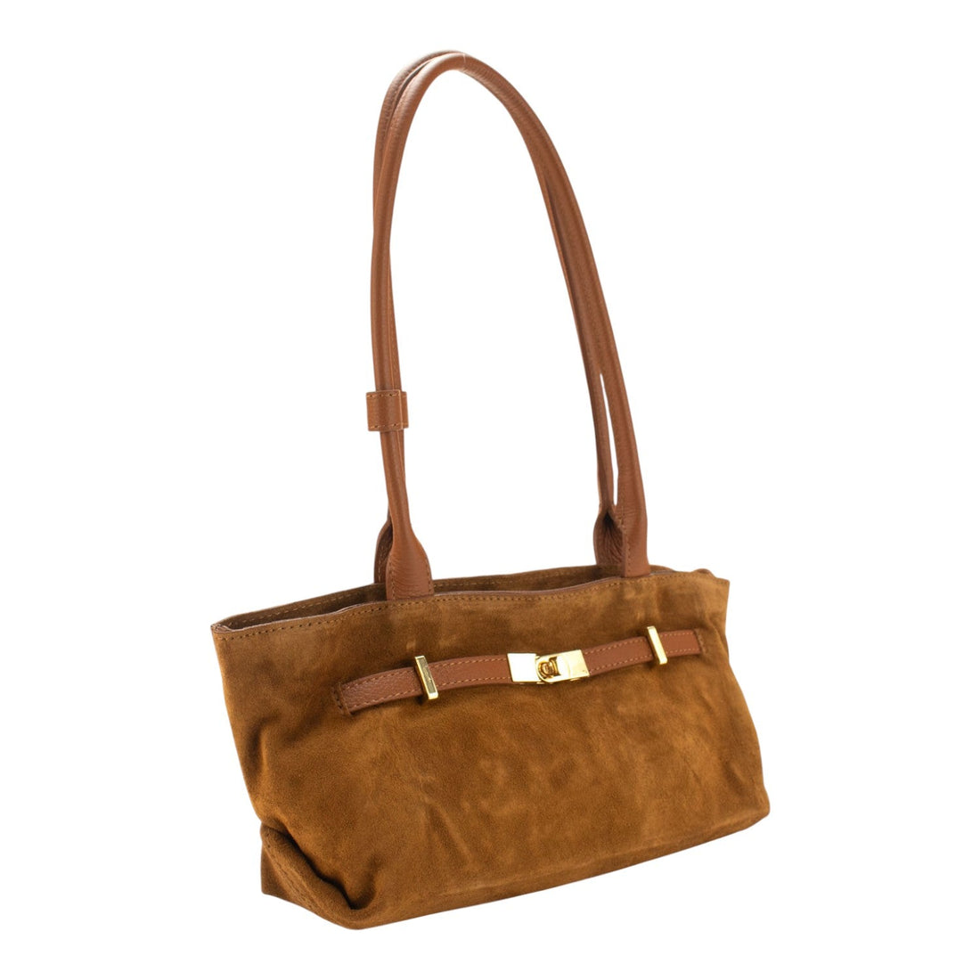 Bolso en Piel Pregato Aurea Camel - KimondoShop