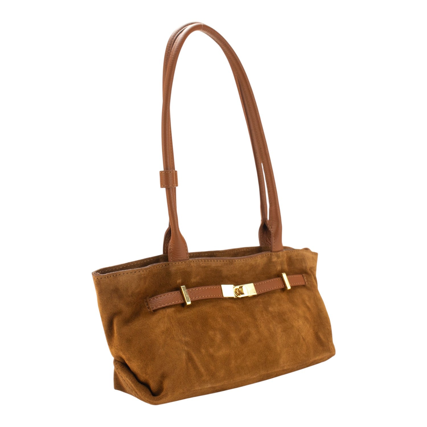 Bolso en Piel Pregato Aurea Camel - KimondoShop