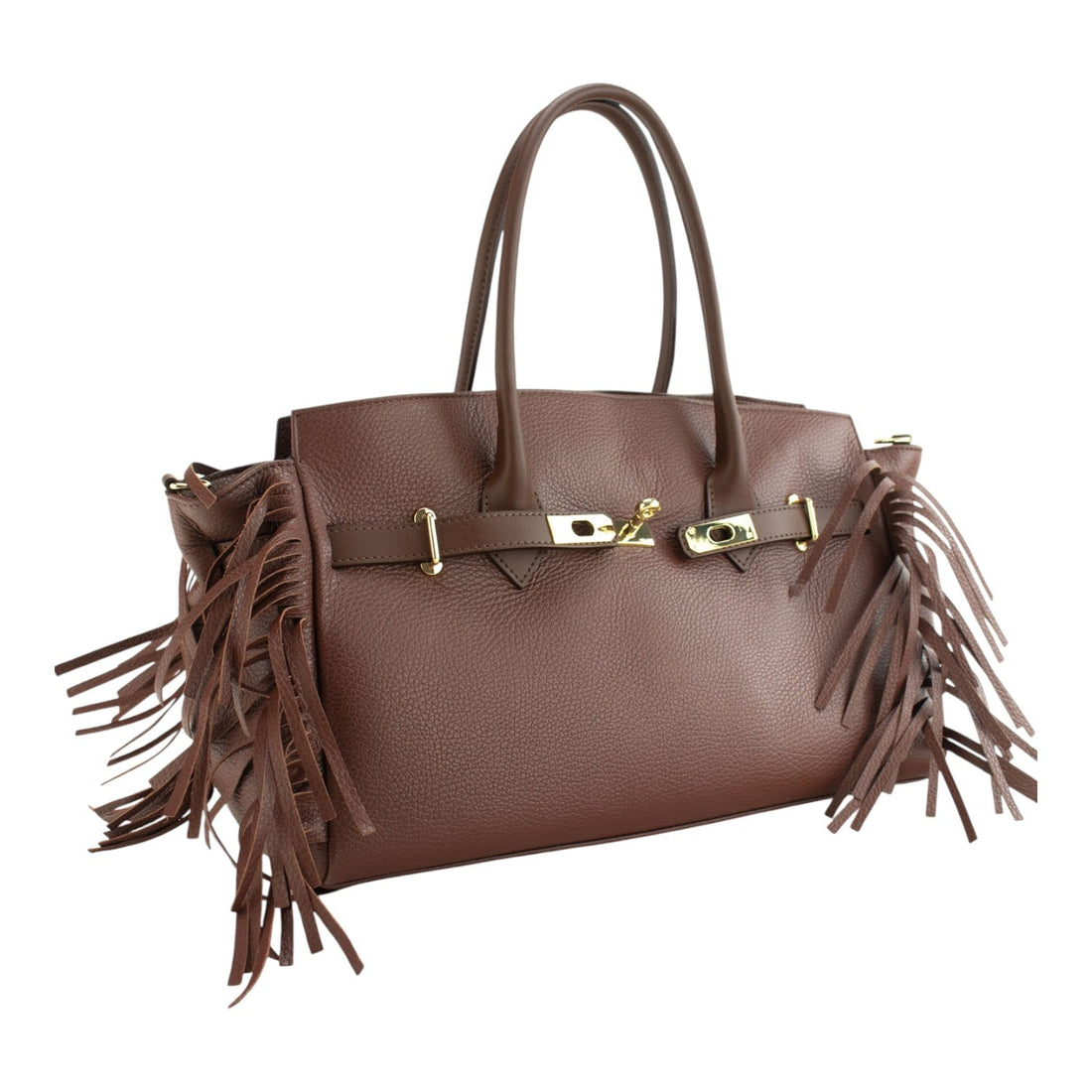 Bolso en piel Pregato Aurora Caramelo - KimondoShop