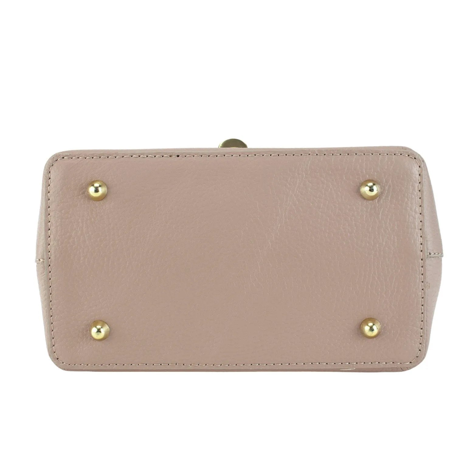 Bolso en Piel Pregato Carezza Nude - KimondoShop