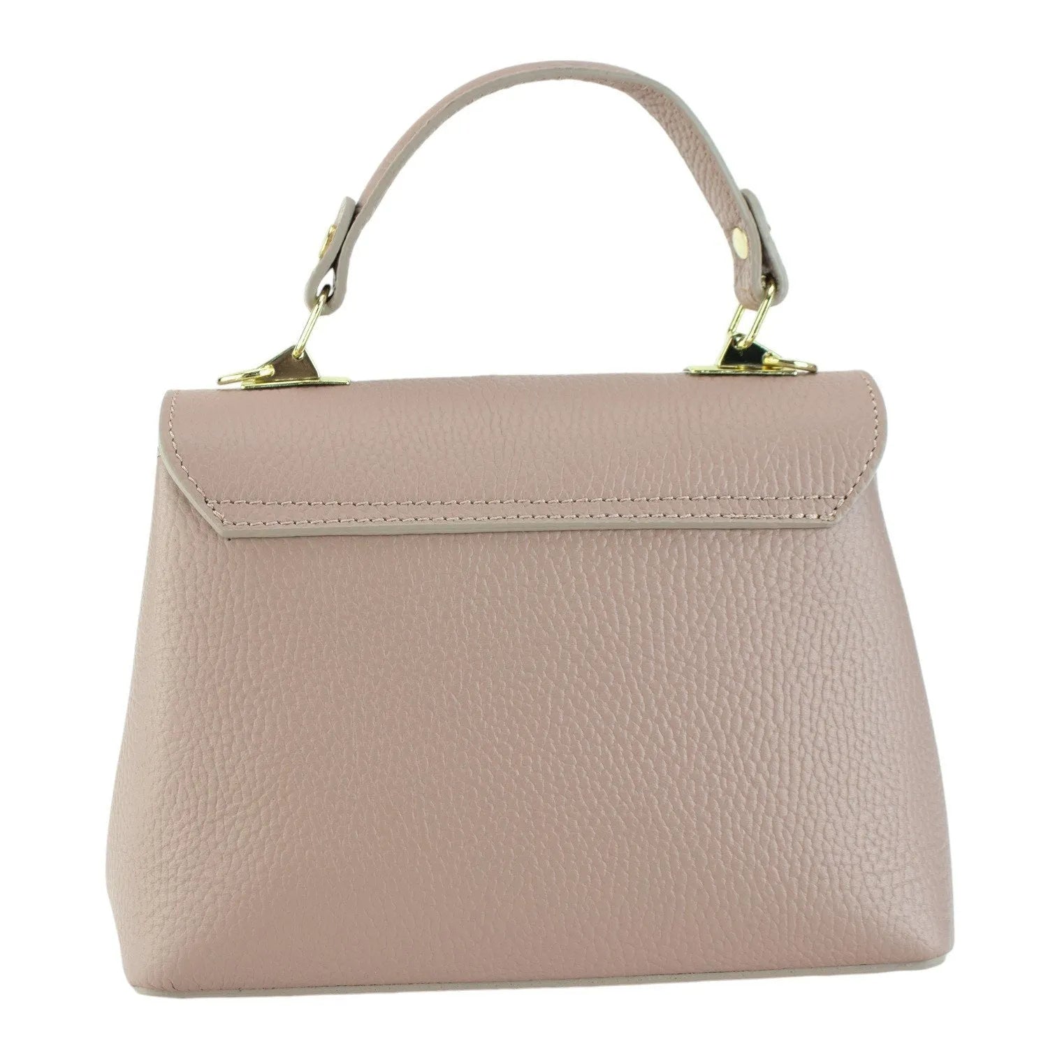 Bolso en Piel Pregato Carezza Nude - KimondoShop