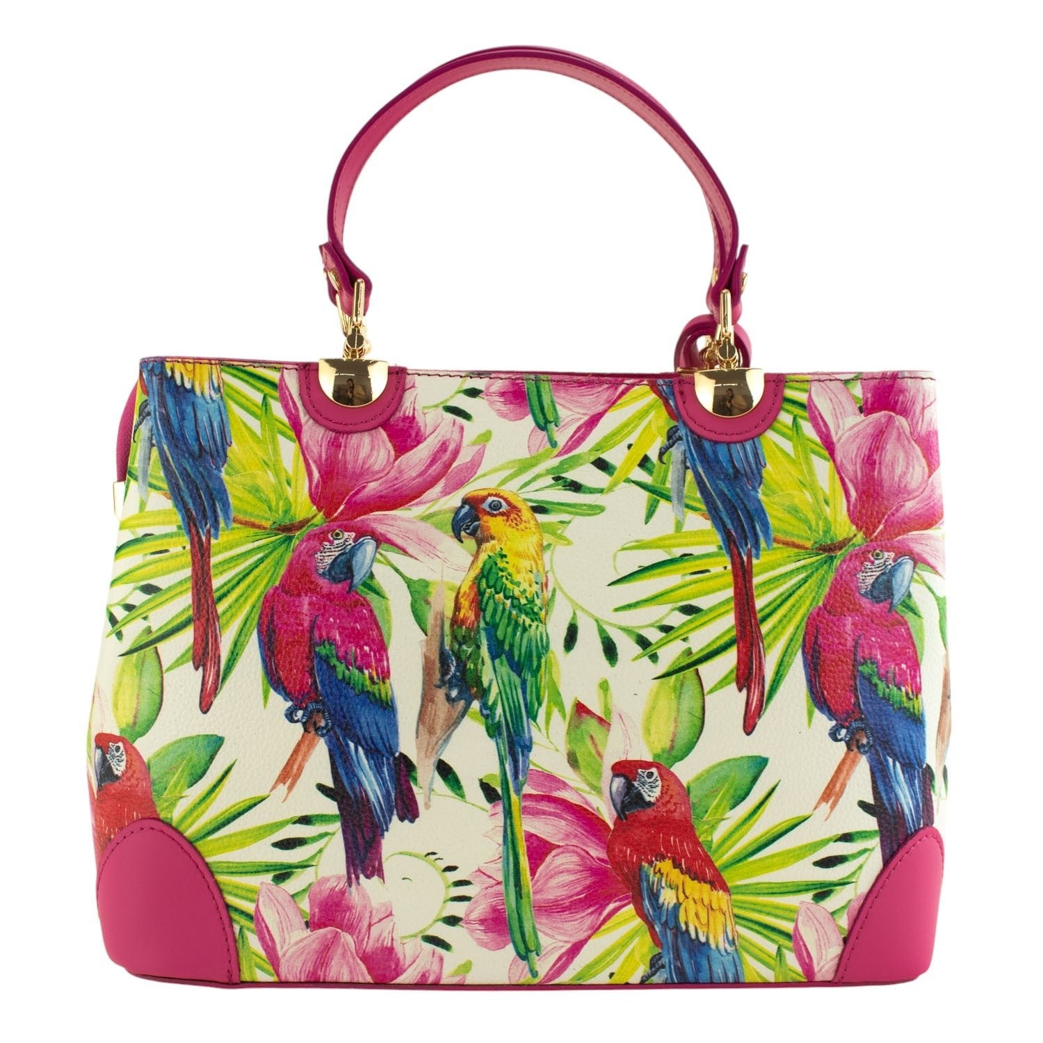 Bolso en piel Pregato Eleganza Tropical - KimondoShop