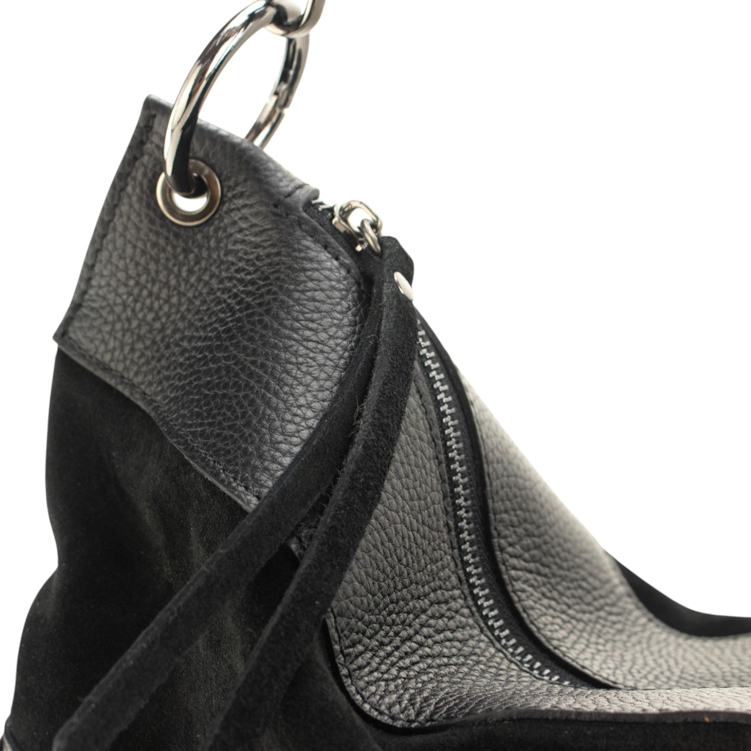 Bolso en Piel Pregato Essenza Negro - KimondoShop