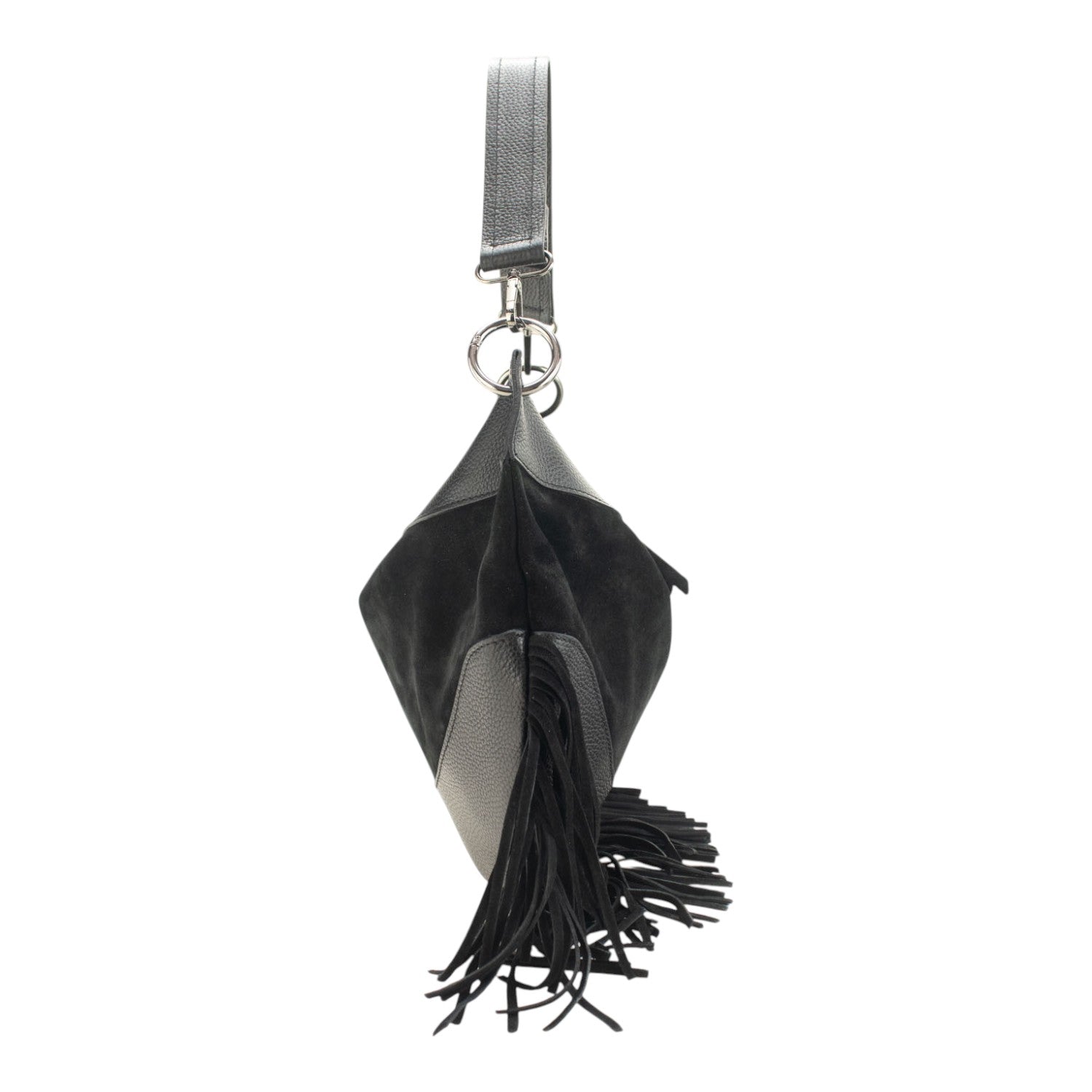 Bolso en Piel Pregato Essenza Negro - KimondoShop