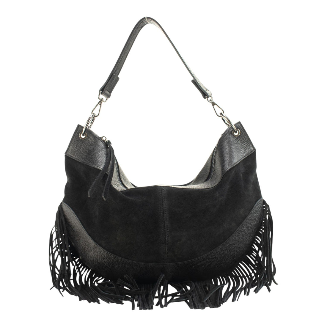 Bolso en Piel Pregato Essenza Negro - KimondoShop