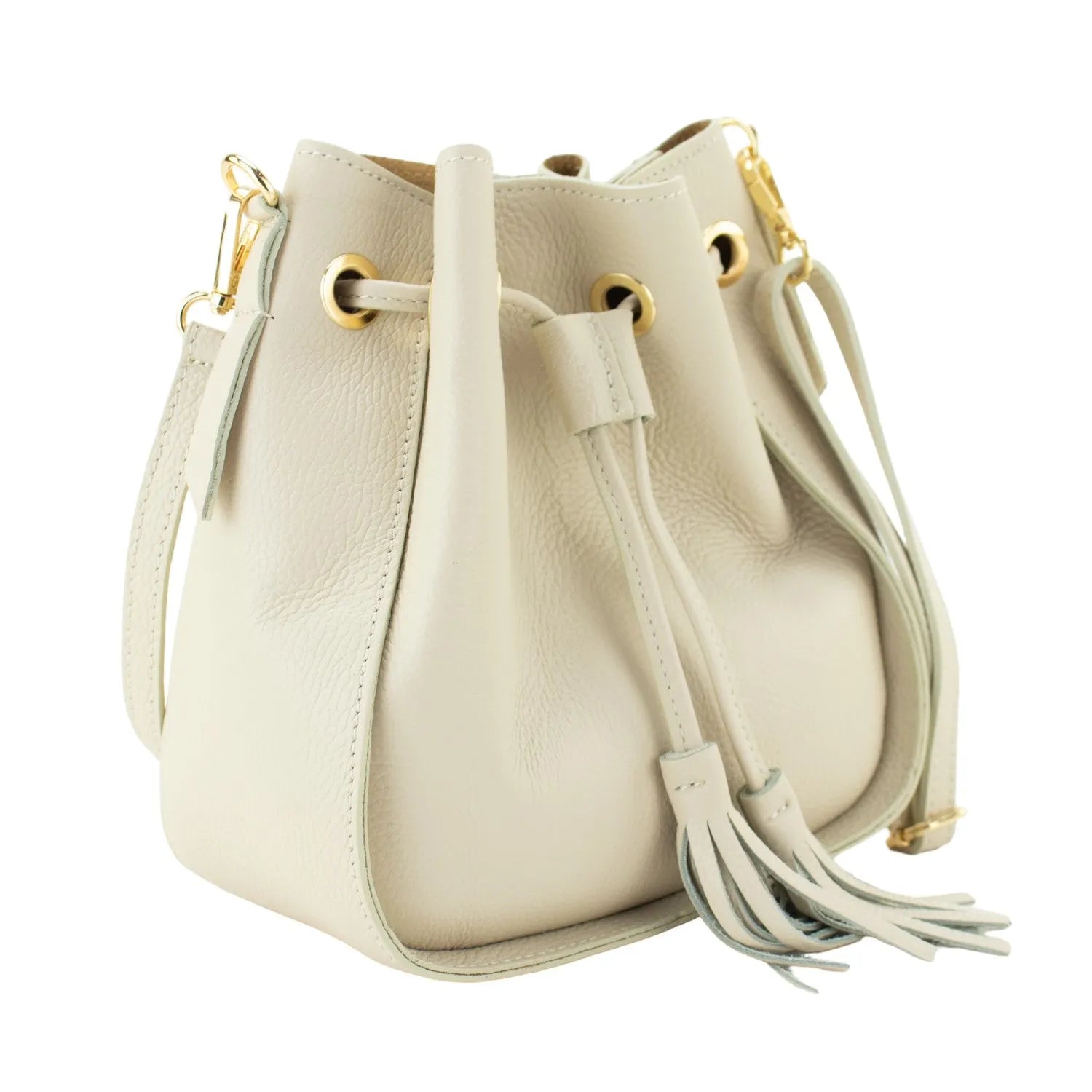 Bolso en Piel Pregato Laguna Beige - KimondoShop