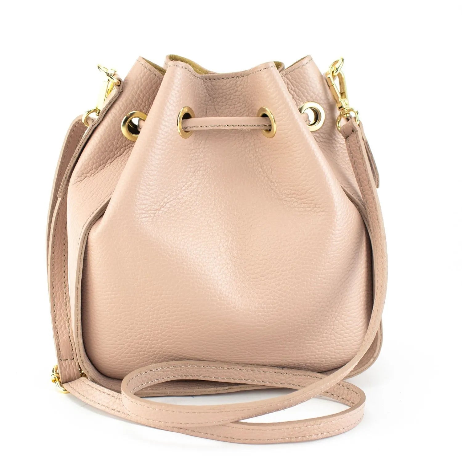 Bolso en Piel Pregato Laguna Nude - KimondoShop