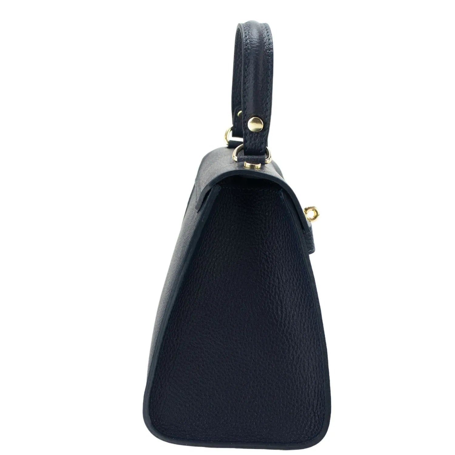 Bolso en Piel Pregato Latenza Azul marino - KimondoShop