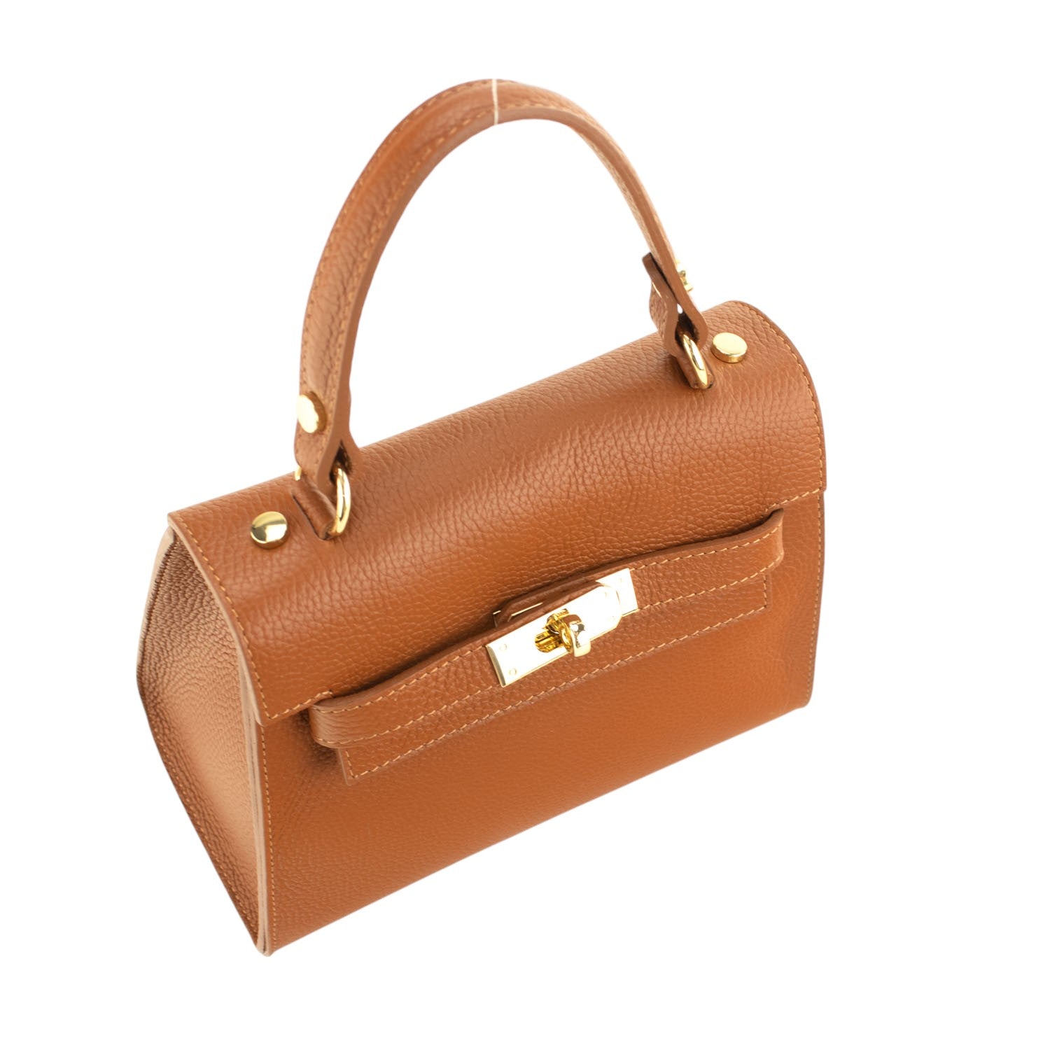 Bolso en Piel Pregato Latenza Camel - KimondoShop