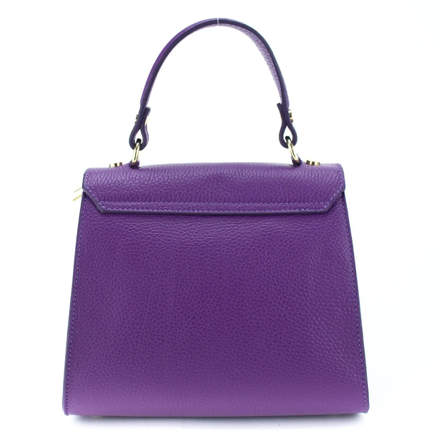 Bolso en Piel Pregato Latenza Lila - KimondoShop