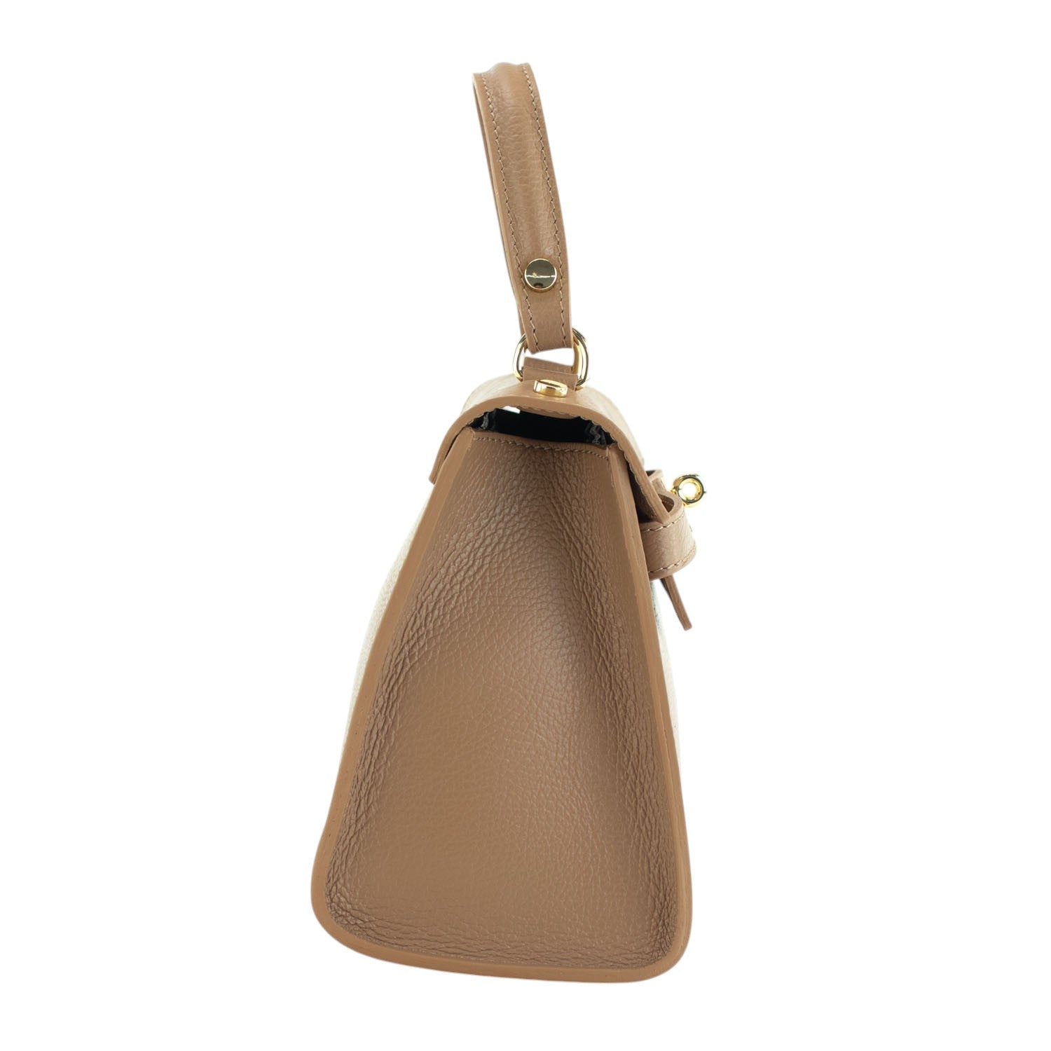 Bolso en Piel Pregato Latenza Moka - KimondoShop