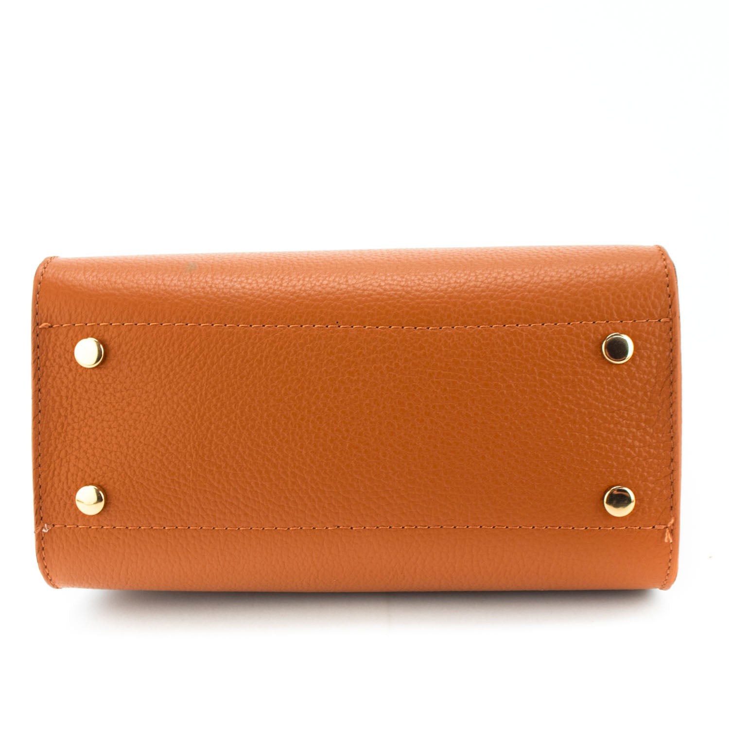 Bolso en Piel Pregato Latenza Naranja - KimondoShop