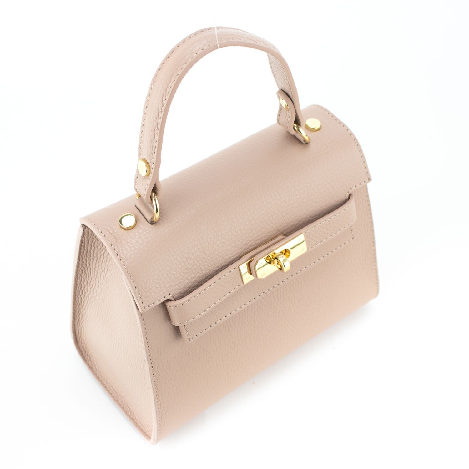 Bolso en Piel Pregato Latenza Nude - KimondoShop