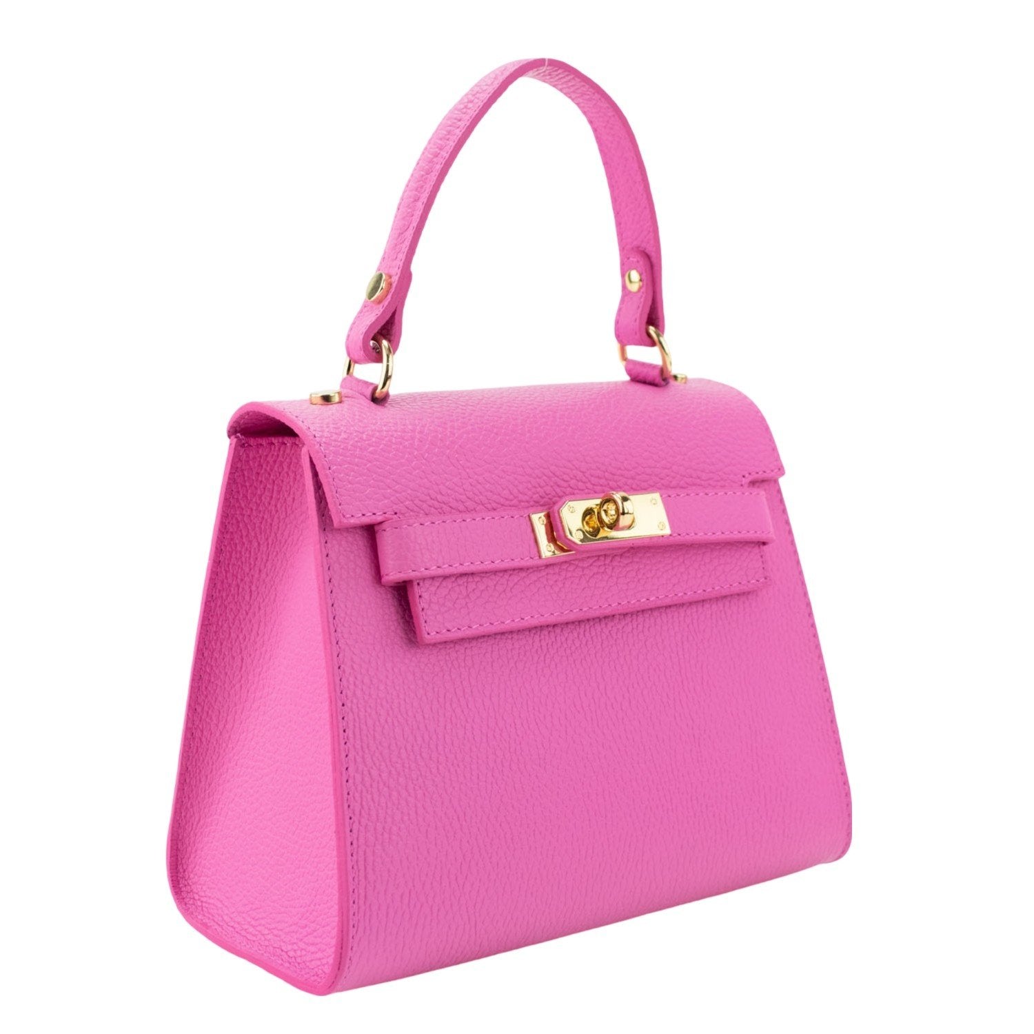 Bolso en Piel Pregato Latenza Rosa - KimondoShop