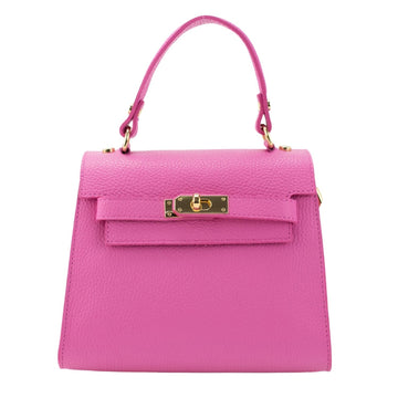 Bolso en Piel Pregato Latenza Rosa - KimondoShop