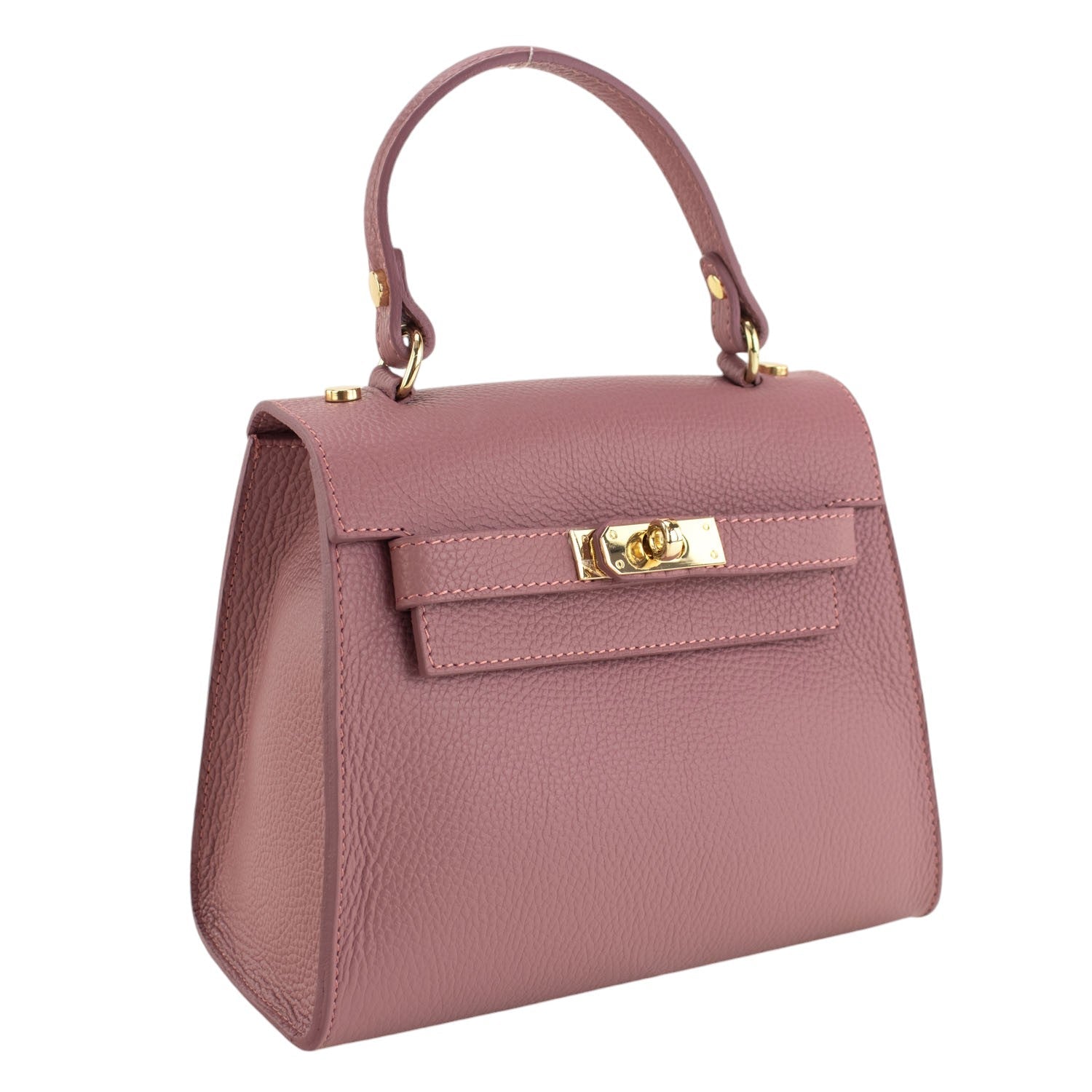 Bolso en Piel Pregato Latenza Rosa polvo - KimondoShop