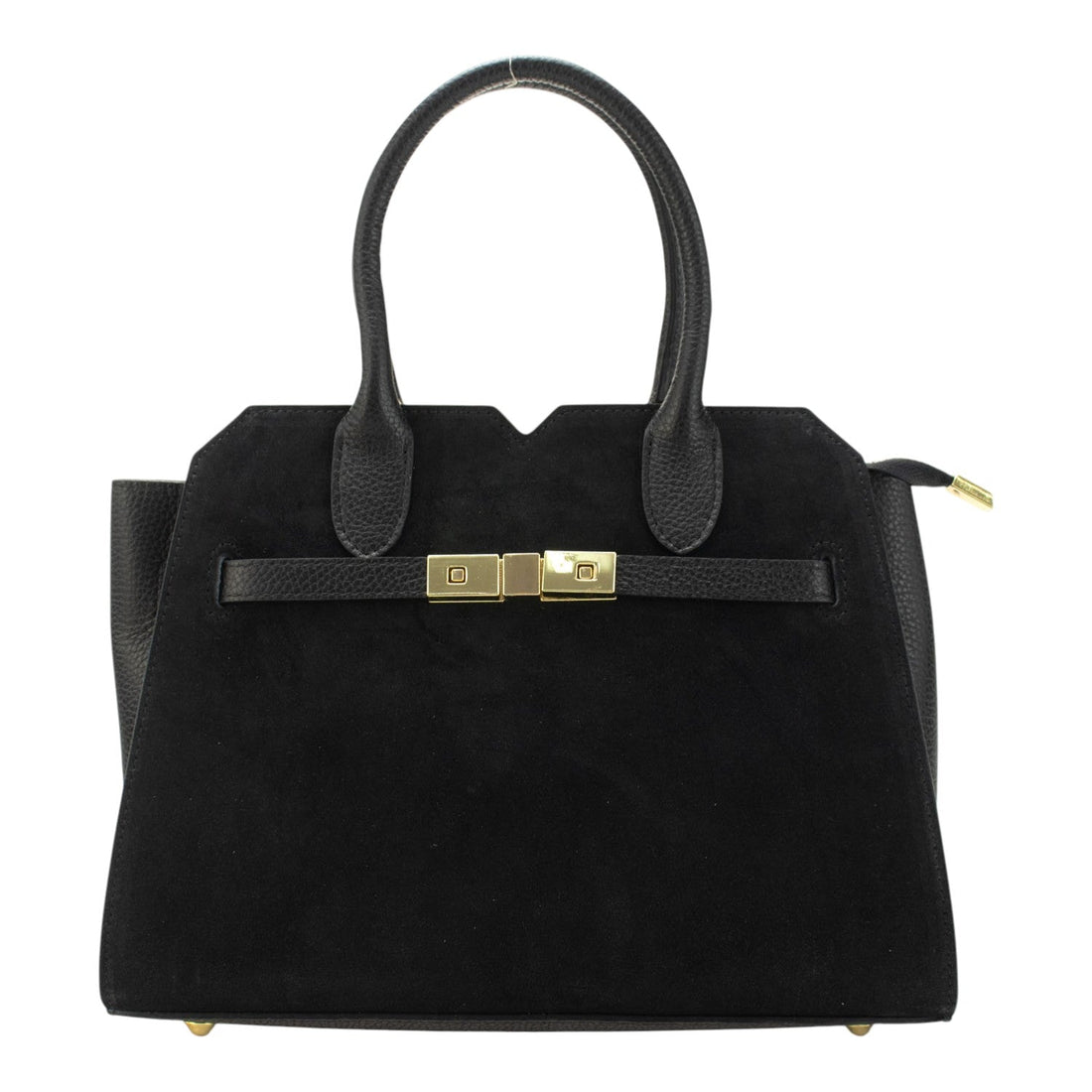 Bolso en Piel Pregato Lizea Negro - KimondoShop