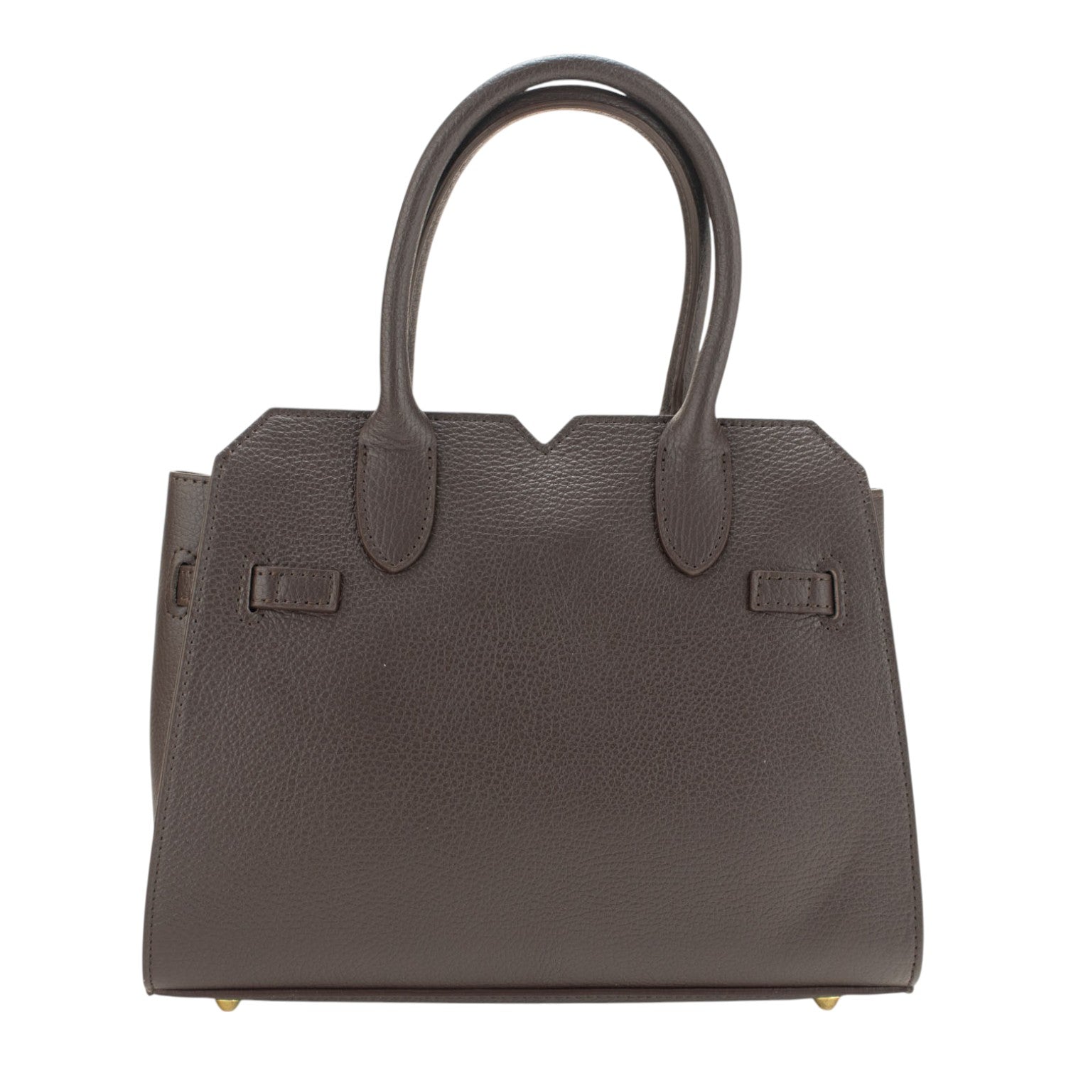 Bolso en Piel Pregato Lizea Soft Chocolate - KimondoShop