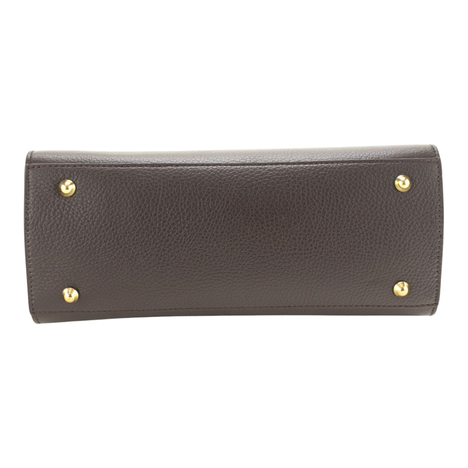 Bolso en Piel Pregato Lizea Soft Chocolate - KimondoShop