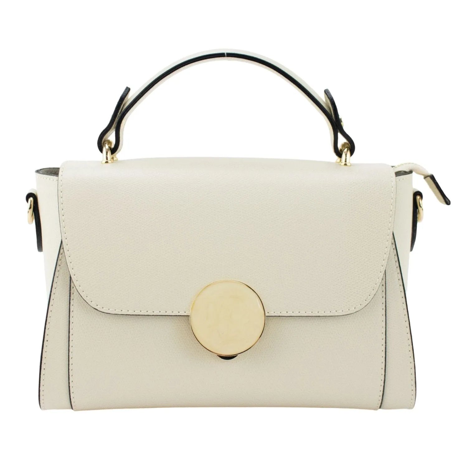 Bolso en Piel Pregato Luna Beige - KimondoShop