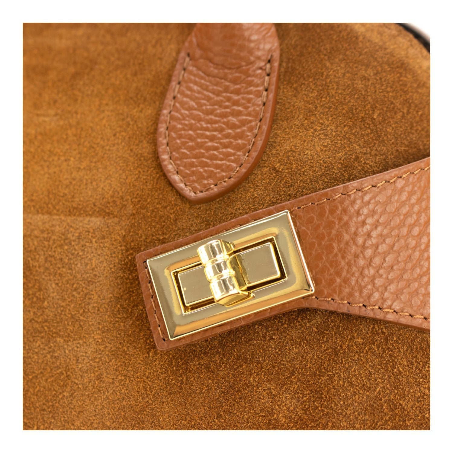 Bolso en piel Pregato Milano Ante Camel - KimondoShop