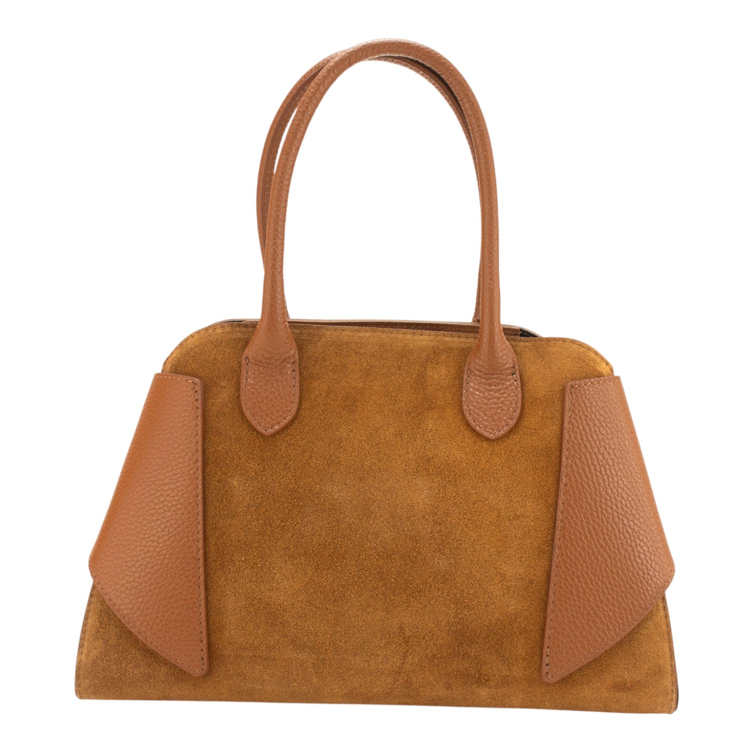 Bolso en piel Pregato Milano Ante Camel - KimondoShop