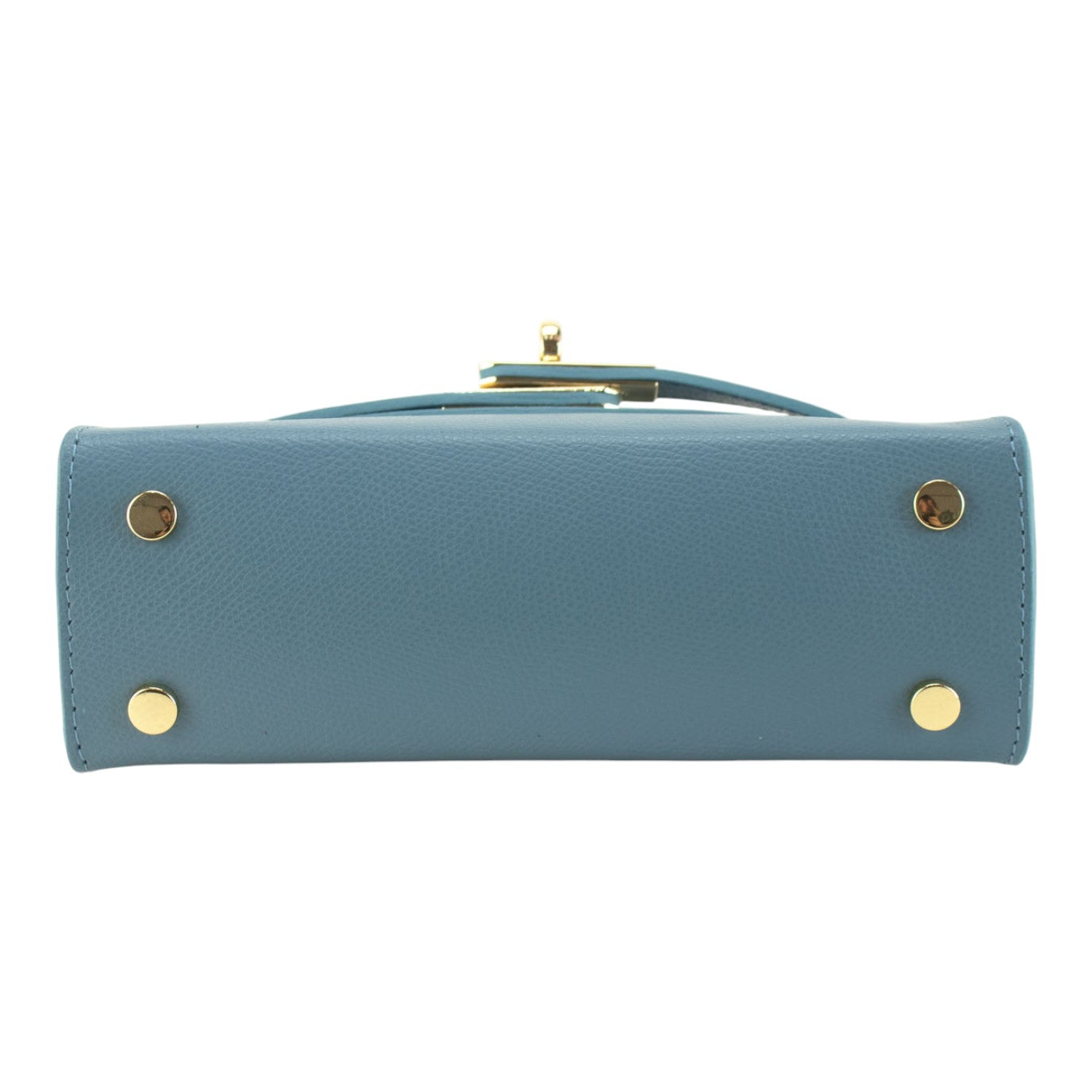 Bolso en Piel Pregato mini Latenza Azul Jeans - KimondoShop