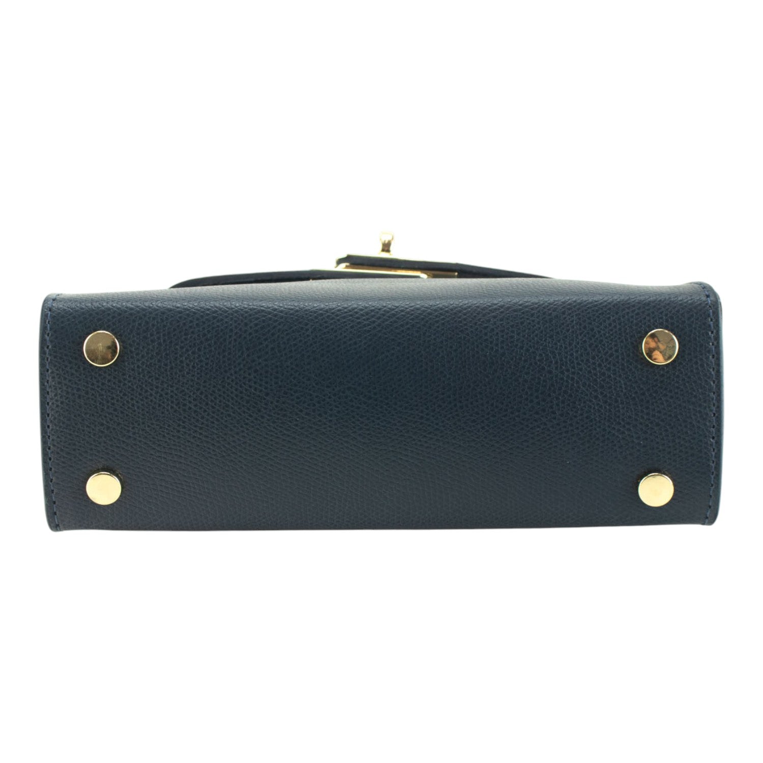 Bolso en Piel Pregato mini Latenza Azul marino - KimondoShop