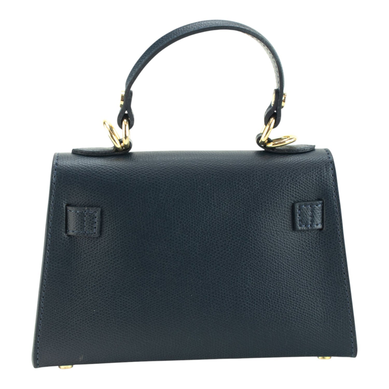 Bolso en Piel Pregato mini Latenza Azul marino - KimondoShop