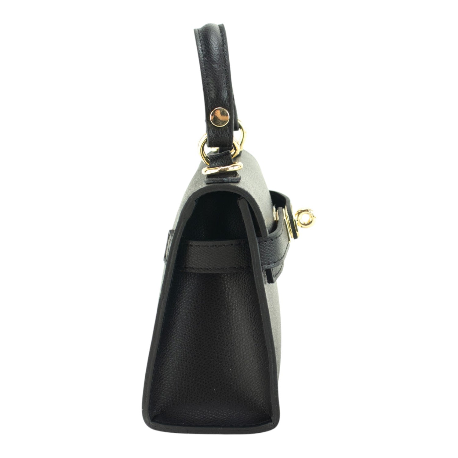 Bolso en Piel Pregato mini Latenza Negro - KimondoShop