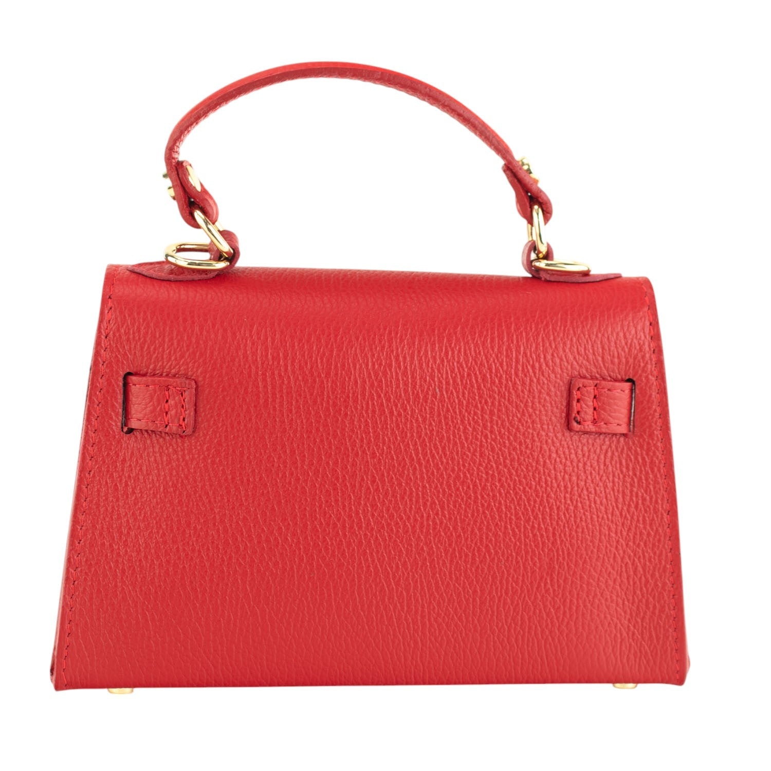 Bolso en Piel Pregato mini Latenza Rojo - KimondoShop