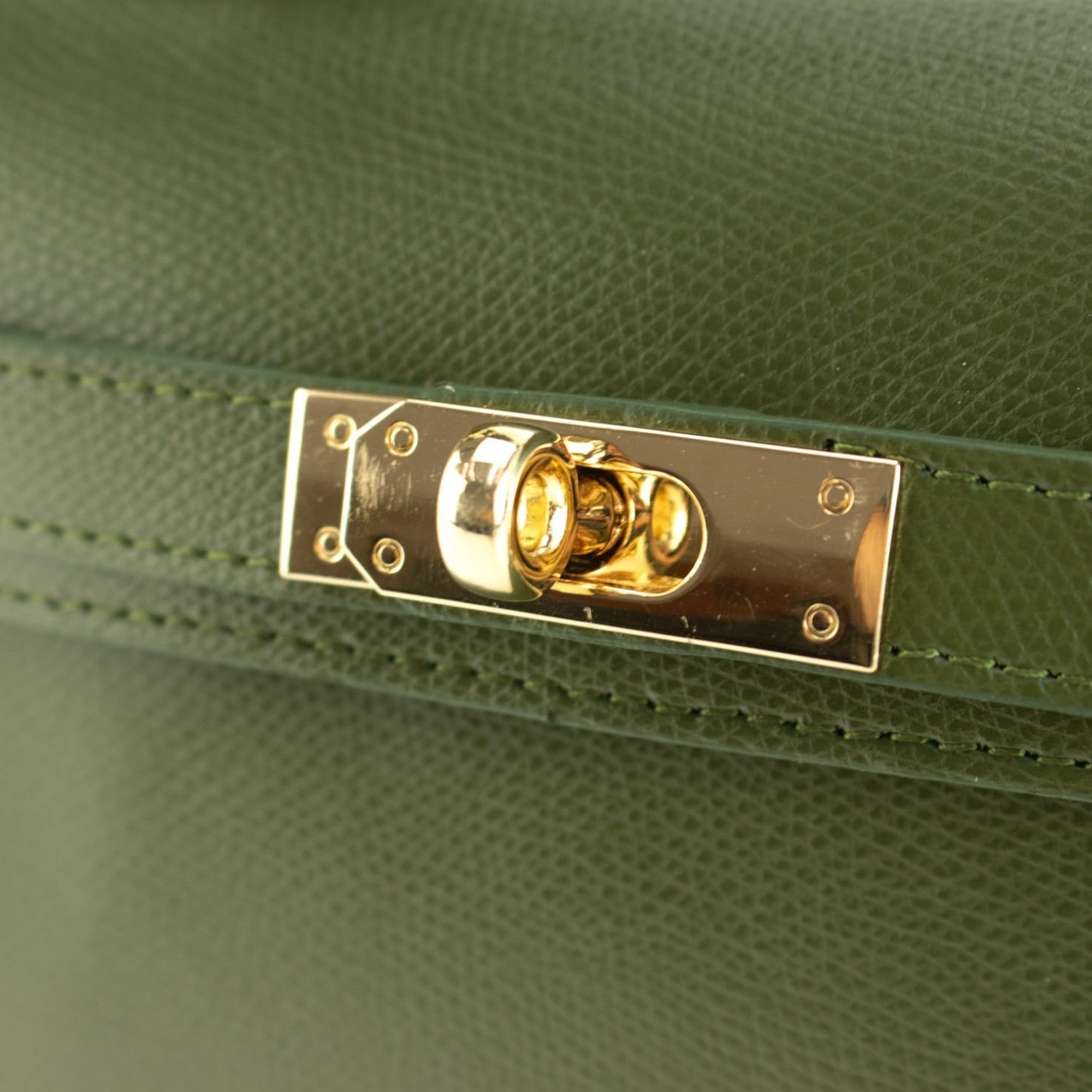 Bolso en Piel Pregato mini Latenza Verde Oliva - KimondoShop