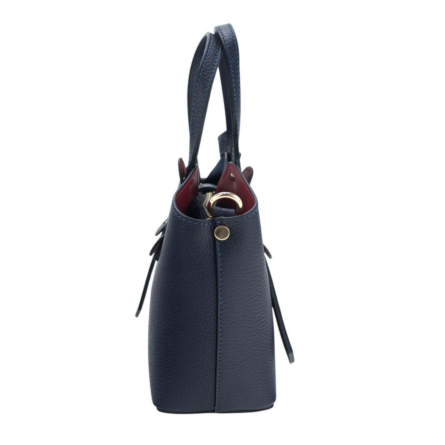 Bolso en Piel Pregato Piccolo Azul marino - KimondoShop