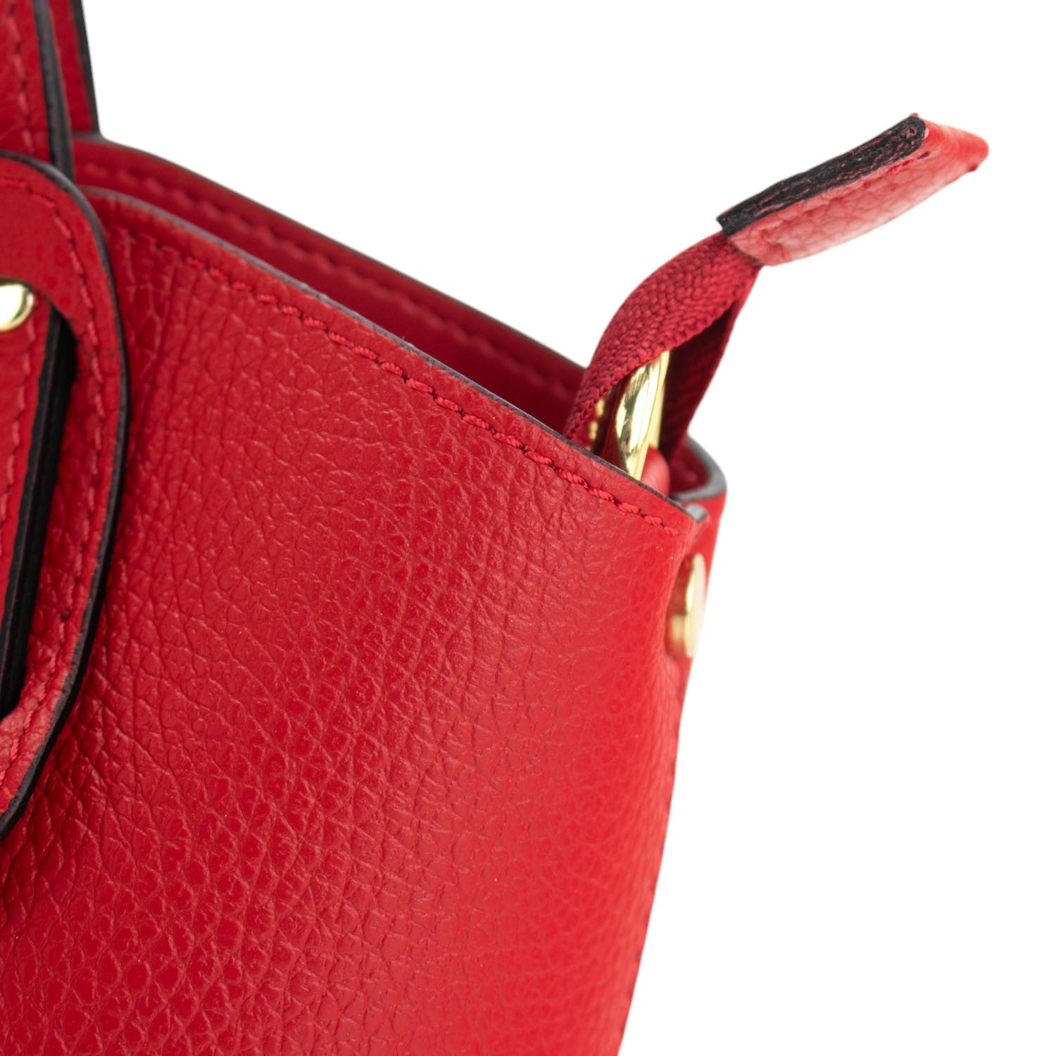 Bolso en Piel Pregato Piccolo Rojo - KimondoShop