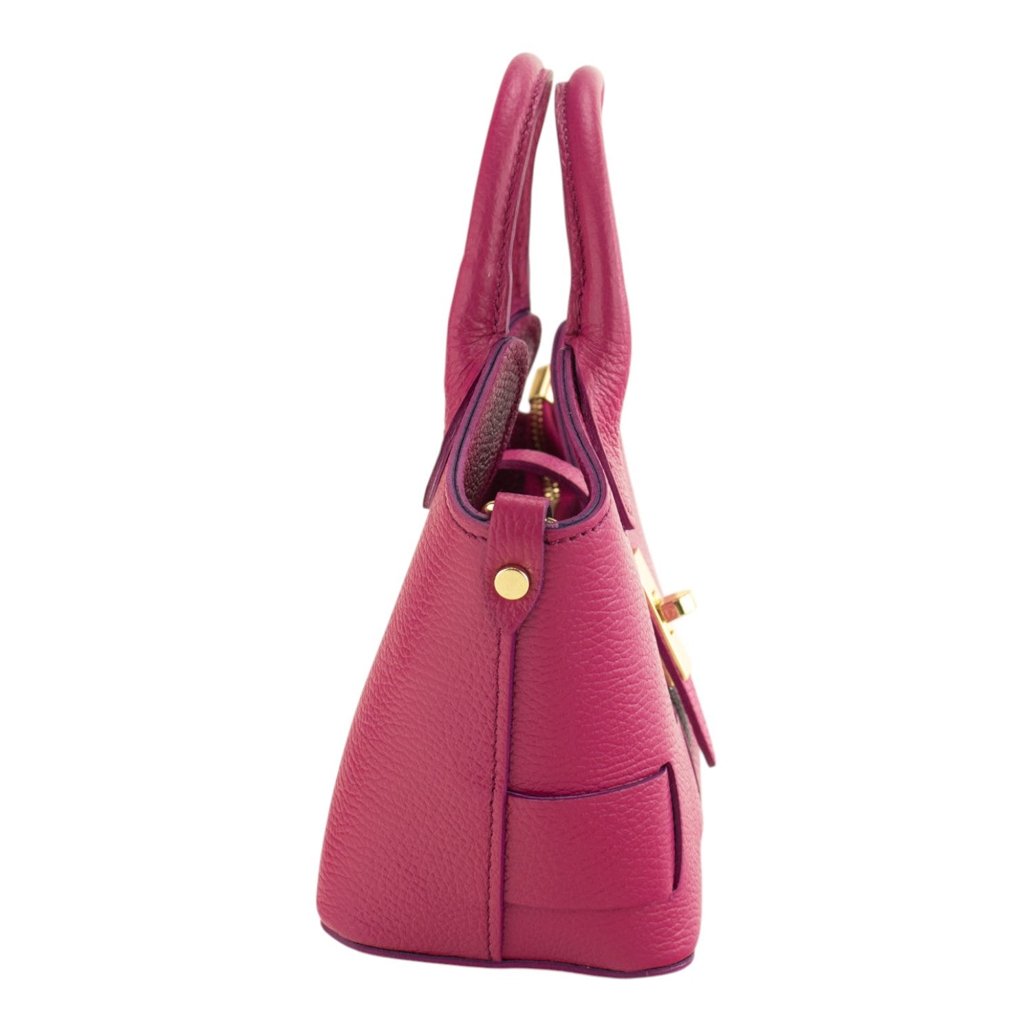 Bolso en Piel Pregato Piccolo tape Fucsia - KimondoShop