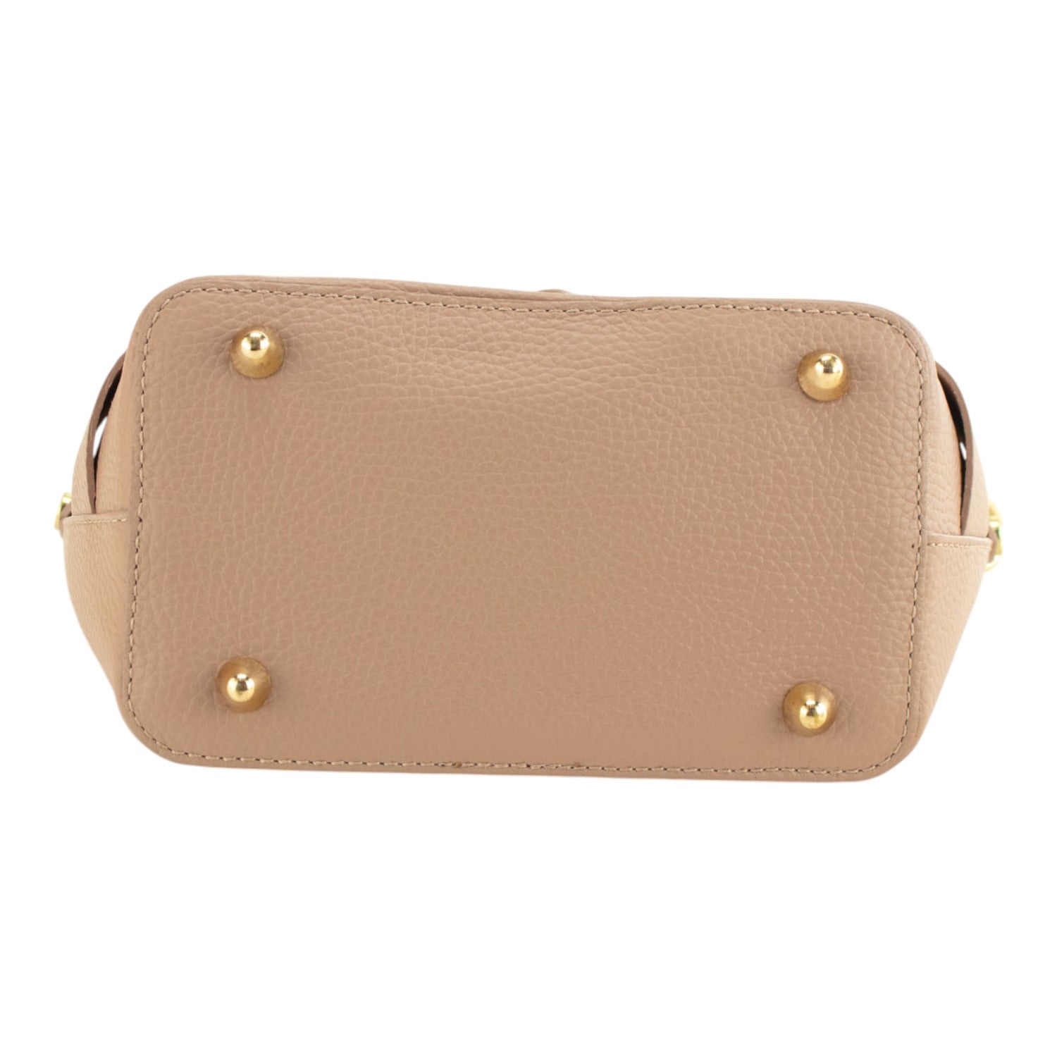 Bolso en Piel Pregato Piccolo tape Nude - KimondoShop