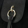 Bolso en piel Pregato Solenne Ante Negro - KimondoShop