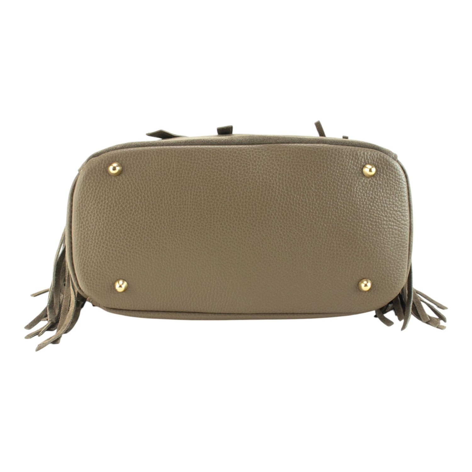 Bolso en piel Pregato Solenne Ante Taupe - KimondoShop