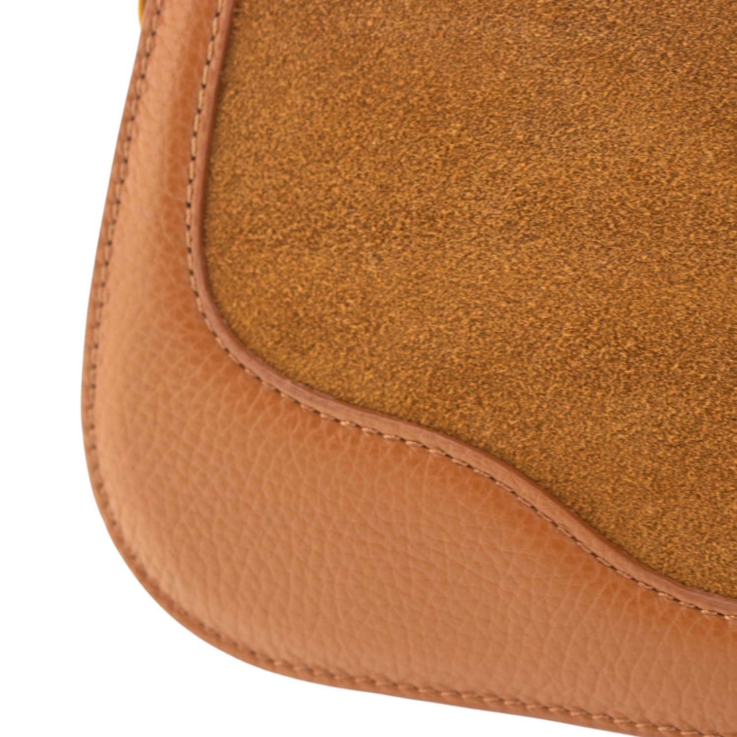 Bolso en piel Pregato Velluto Ante Camel - KimondoShop