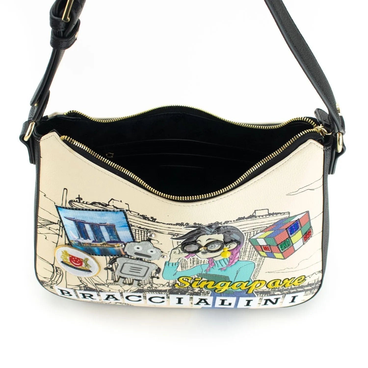 Bolso góndola Braccialini Singapore - KimondoShop