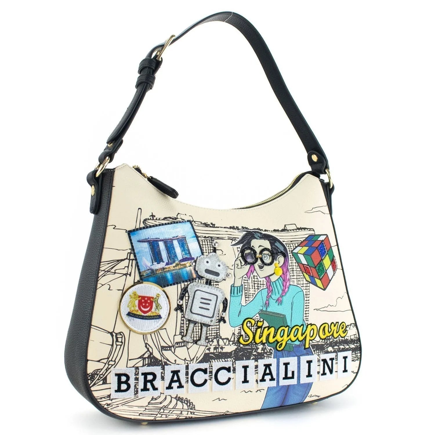 Bolso góndola Braccialini Singapore - KimondoShop