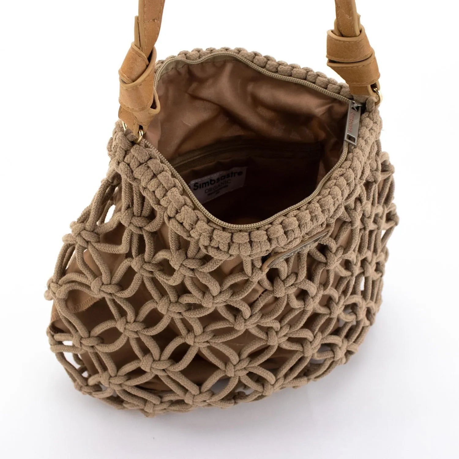 Bolso hobo de hombro en cuerda trenzada Simosastre Jackie - KimondoShop