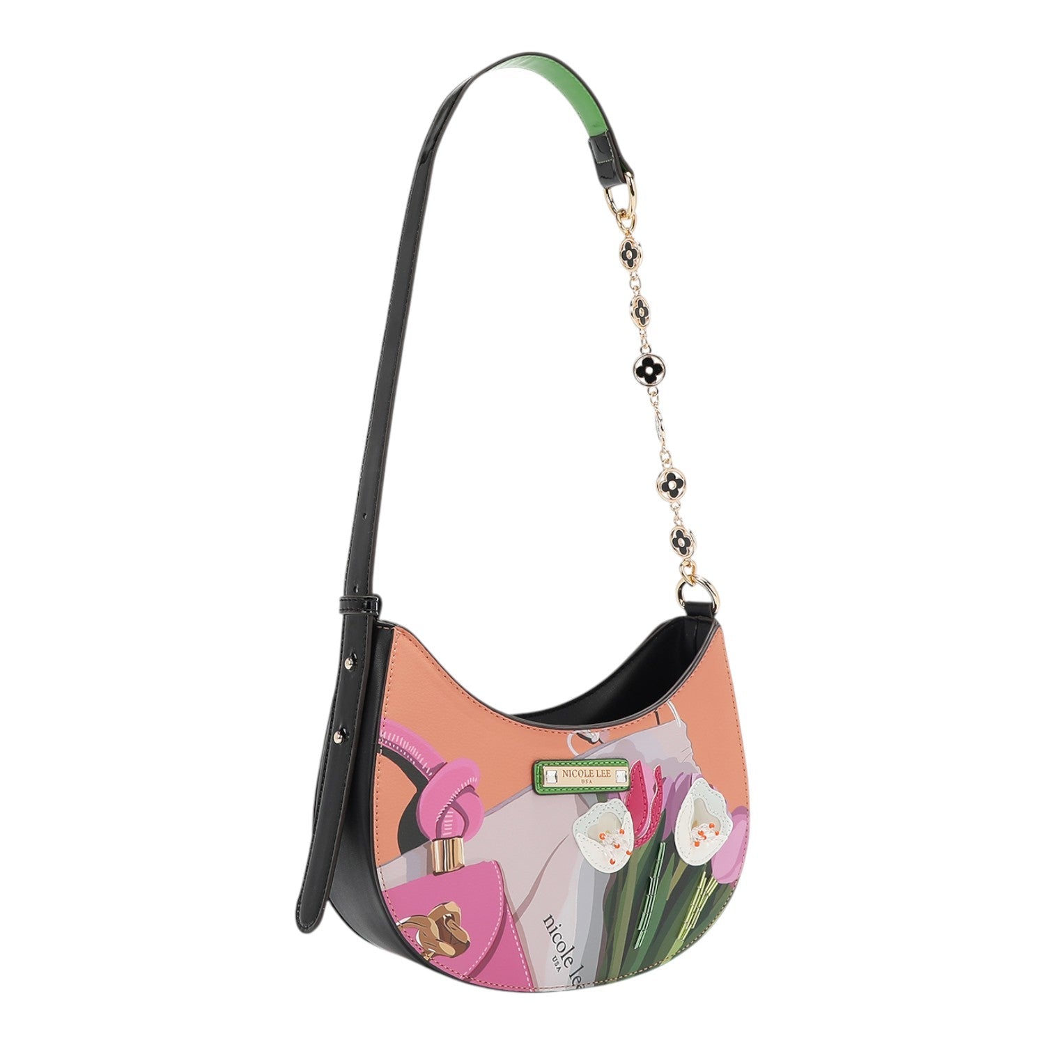 Bolso hombro Nicole Lee Violet Blossom - KimondoShop